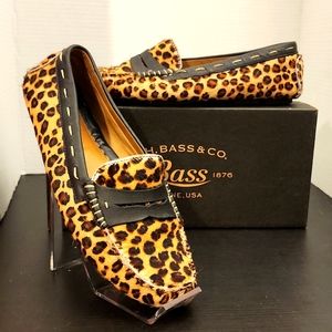 BASS & Co. Patricia Leopard Flats 9.5M